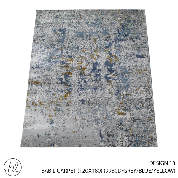BABIL CARPET (120X180) (DESIGN 13) (GREY/BLUE/YELLOW)