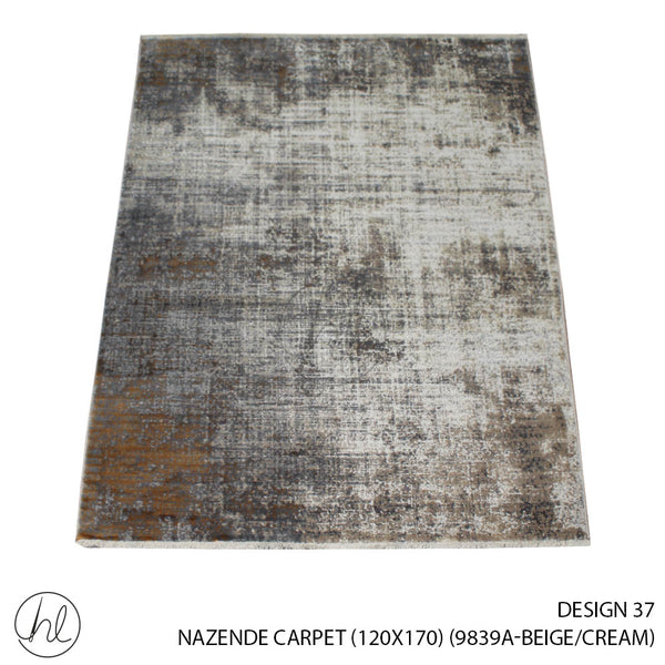 NAZENDE CARPET (120X170) (DESIGN 37) (BEIGE/CREAM)