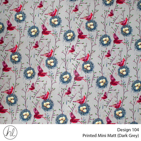 C/D Mini Mat Prt Birds&Eggs 781