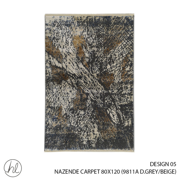 NAZENDE CARPET (80X120) (DESIGN 05) (D,GREY/BEIGE)