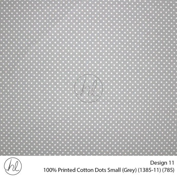 100% Cotton Prt Dots Small