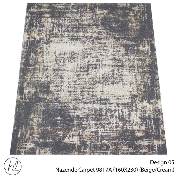 Nazende Carpet (160X230) (Design 05) (Beige/Cream)