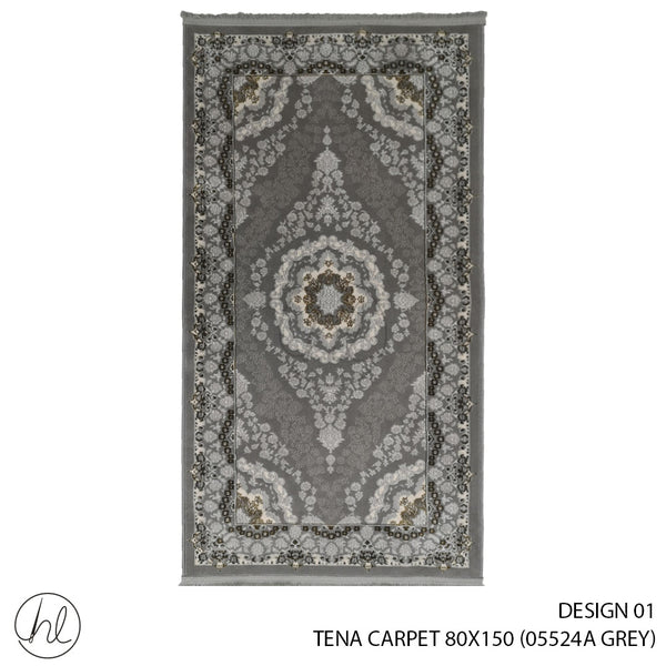 TENA CARPET (80X150) (DESIGN 01) (GREY)