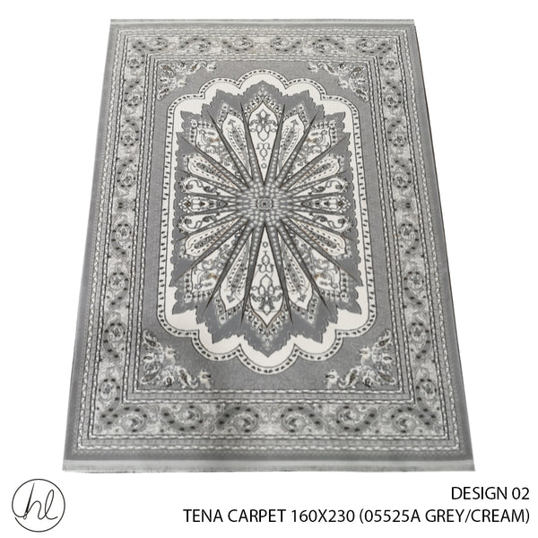 TENA CARPET (160X230) (DESIGN 02) (GREY/CREAM)