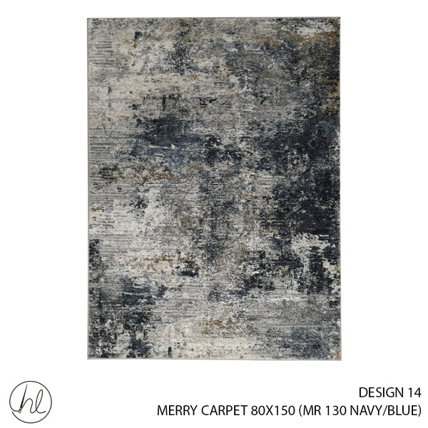MERRY CARPET (80X150) (DESIGN 14) (NAVY/BLUE)