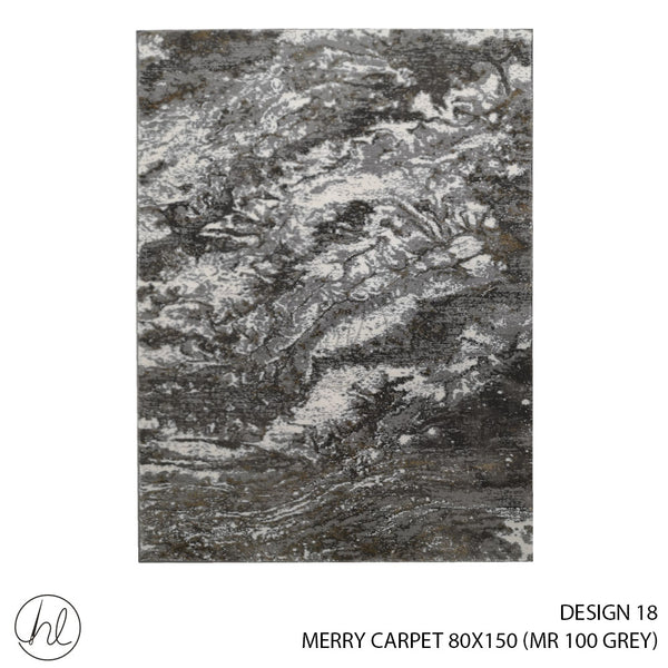 MERRY CARPET (80X150) (DESIGN 18) (GREY)