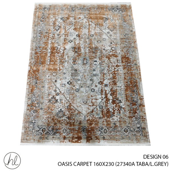 OASIS CARPET (160X230) (DESIGN 06) (TABA/L.GREY)