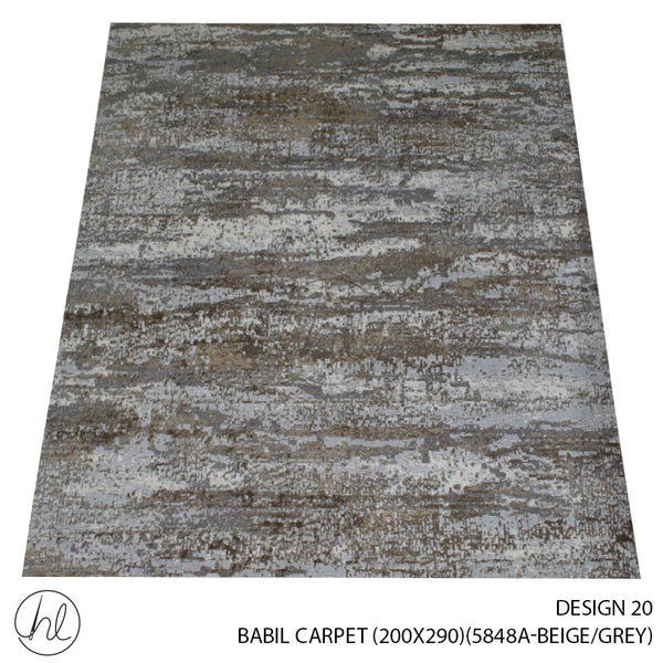 BABIL CARPET (200X290) (DESIGN 20) (BEIGE/GREY)