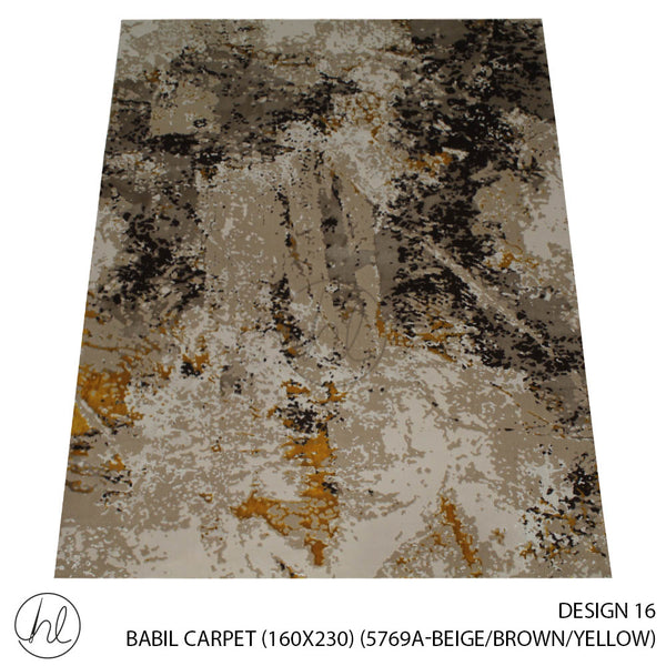 BABIL CARPET (160X230) (DESIGN 16) (BEIGE/BROWN/YELLOW)