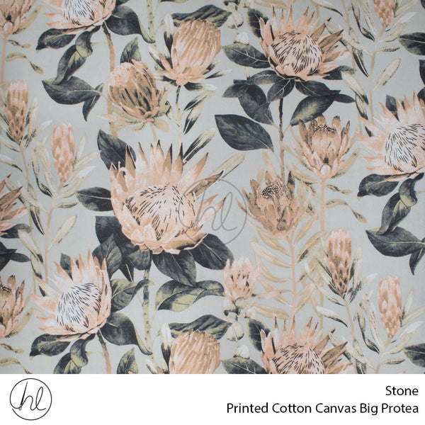 C/D Cotton Canvas Prt Big Protea