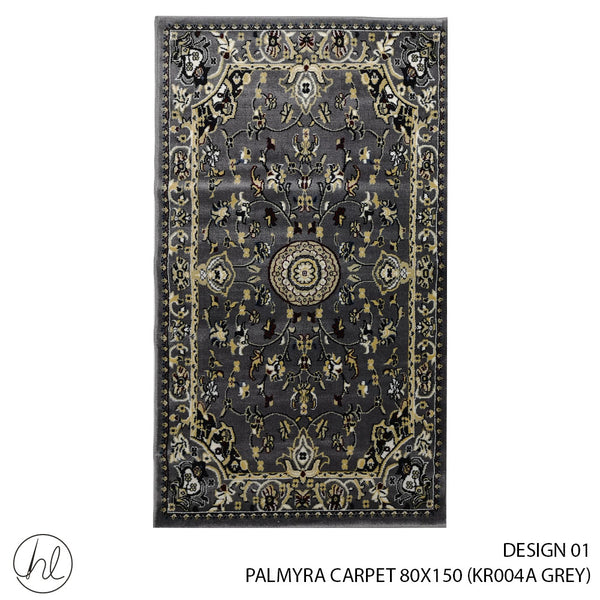 PALMYRA CARPET (80X150) (DESIGN 01) (GREY)