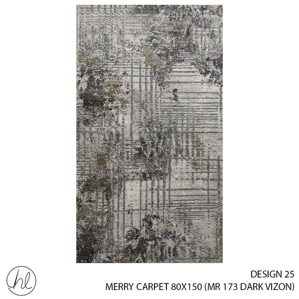 MERRY CARPET (80X150) (DESIGN 25) (DARK VIZON)