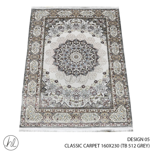 CLASSIC CARPET (160X230) (DESIGN 05) (GREY)