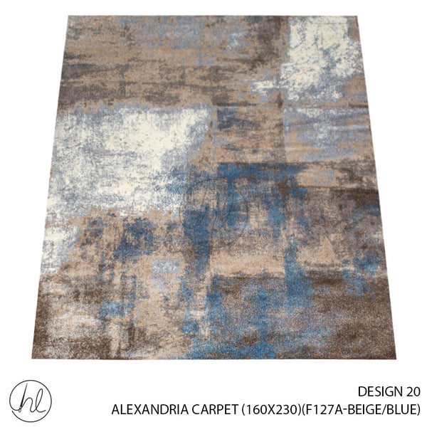 ALEXANDRIA CARPET (160X230) (DESIGN 20) (L.GREY/BLUE)