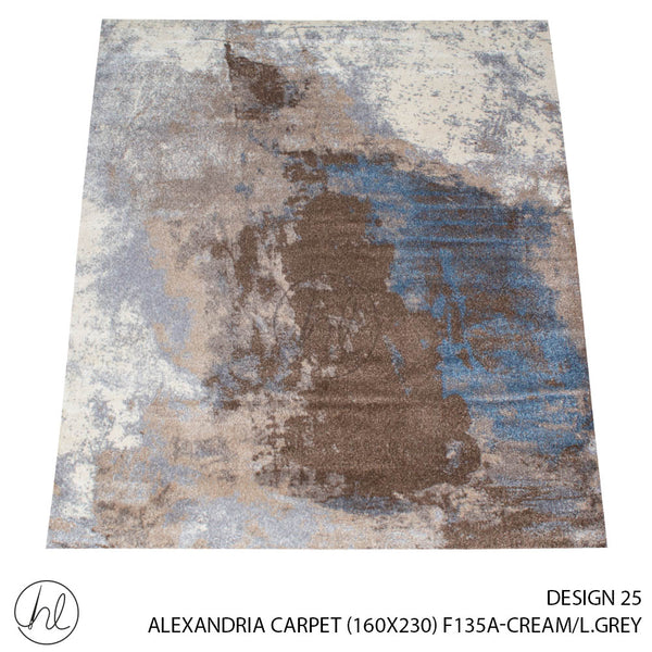 ALEXANDRIA CARPET (160X230) (DESIGN 25) (CREAM/L.GREY)