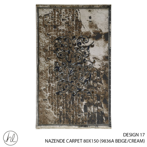 NAZENDE CARPET (80X150) (DESIGN 17) (BEGIE/CREAM)