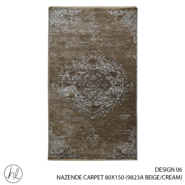 NAZENDE CARPET (80X150) (DESIGN 06) (BEGIE/CREAM)