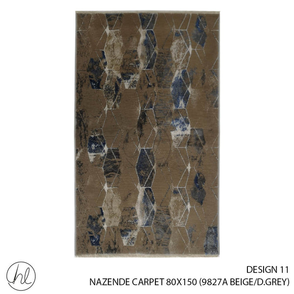 NAZENDE CARPET (80X150) (DESIGN 11) (BEGIE/NAVY)