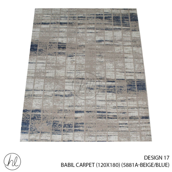 BABIL CARPET (120X180) (DESIGN 17) (BEIGE/BLUE)