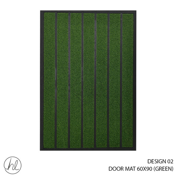 DOOR MAT (60X90) (DESIGN 02) (GREEN)