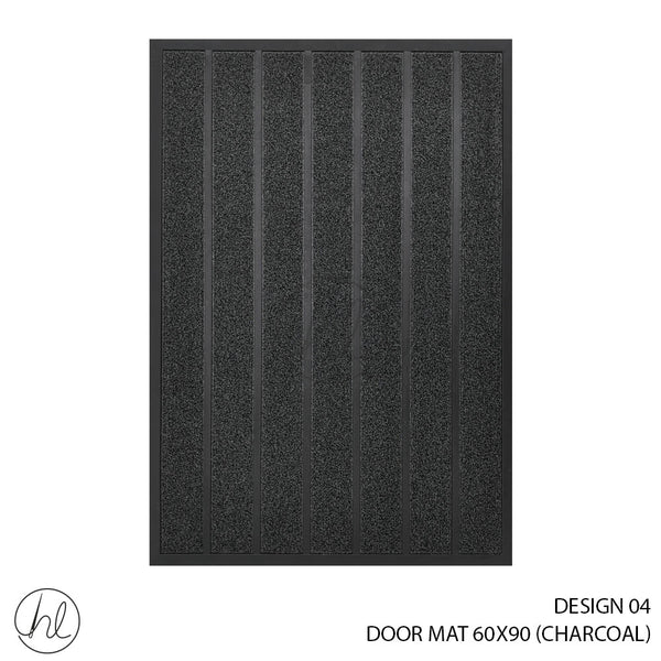 DOOR MAT (60X90) (DESIGN 04) (CHARCOAL)