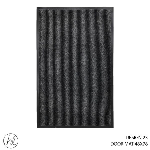 DOOR MAT (50X80) (DESIGN 23) (ABY-4978) (DARK GREY)
