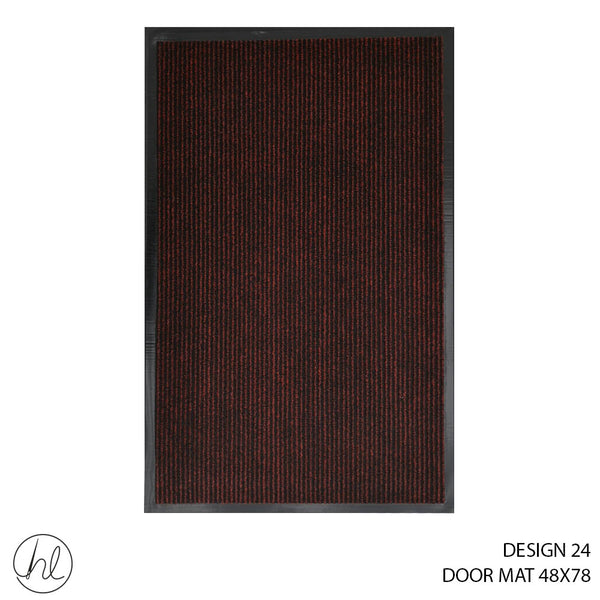 DOOR MAT (50X80) (DESIGN 24) (ABY-4978) (MAROON)