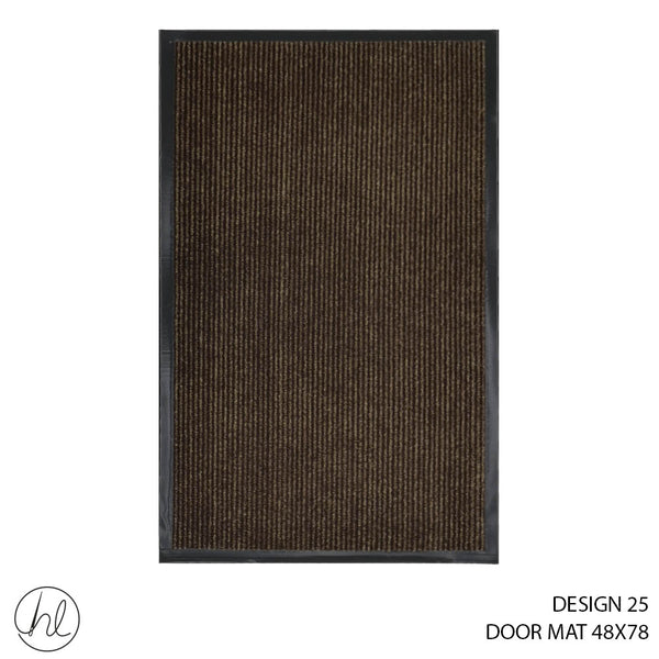 DOOR MAT (50X80) (DESIGN 25) (ABY-4978) (BROWN)