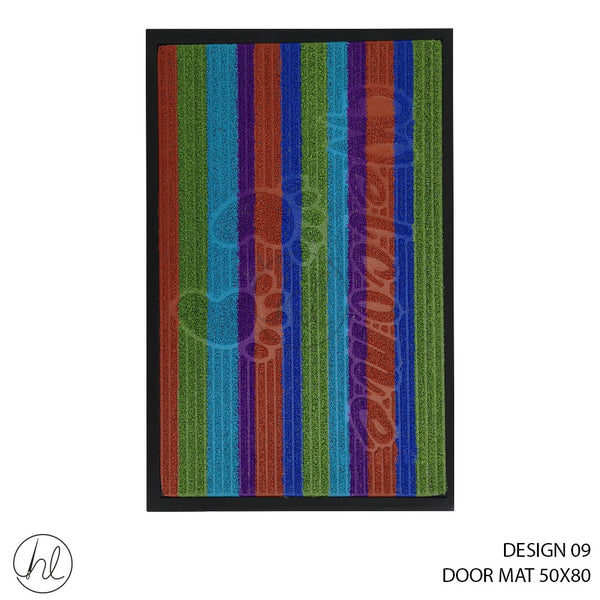DOOR MAT (50X80) (DESIGN 09) (ABY-4986) (MULTI)