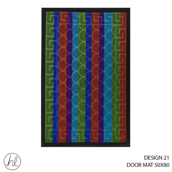 DOOR MAT (50X80) (DESIGN 21) (ABY-4986) (MULTI)