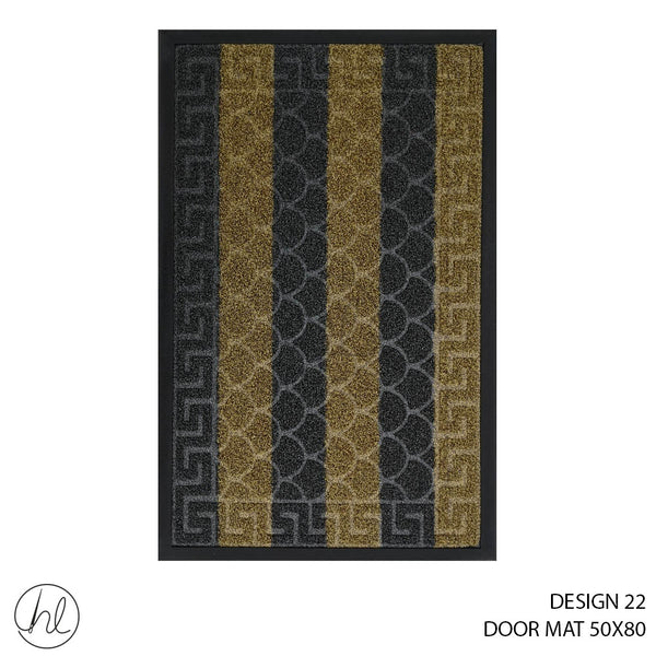 DOOR MAT (50X80) (DESIGN 22) (ABY-4986) (BEIGE)