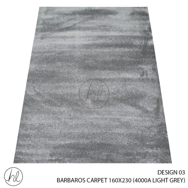 BARBAROS CARPET (160X230) (DESIGN 03) (LIGHT GREY)