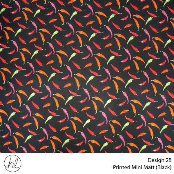 C/D Mini Mat Prt Chillies 781