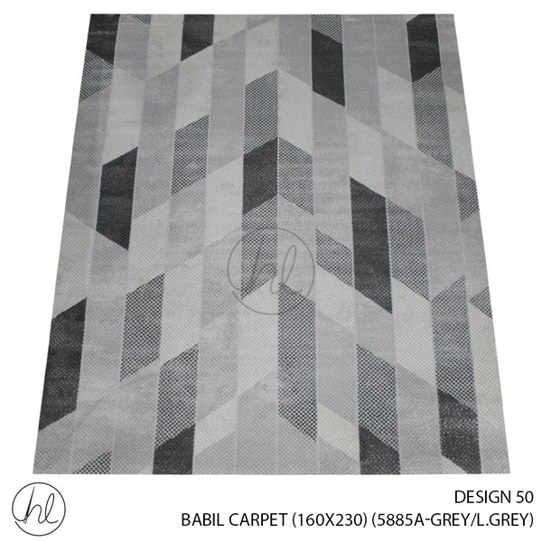 BABIL CARPET (160X230) (DESIGN 50) (GREY/LIGHT GREY)