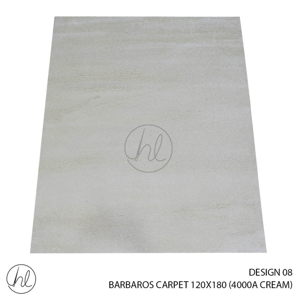 BARBAROS CARPET (120X180) (DESIGN 08) (CREAM)