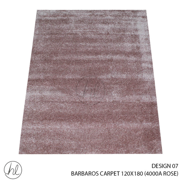 BARBAROS CARPET (120X180) (DESIGN 07) (ROSE)