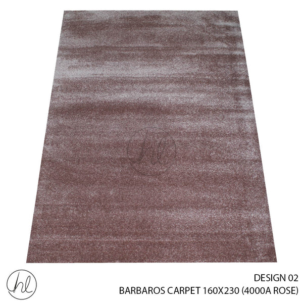BARBAROS CARPET (160X230) (DESIGN 02) (ROSE)
