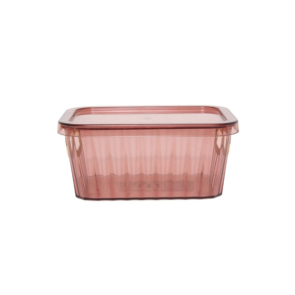 STORAGE BOX W HANDLE & LID PINK SML 1