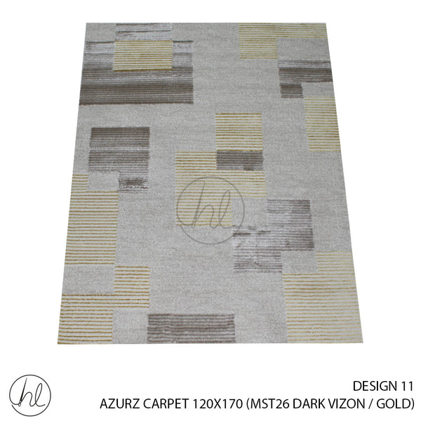 AZURA CARPET (120X170) (DESIGN 11) (VIZON / GOLD)