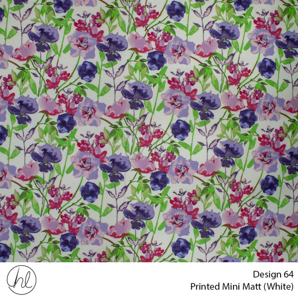 C/D Mini Mat Prt Periwinkle