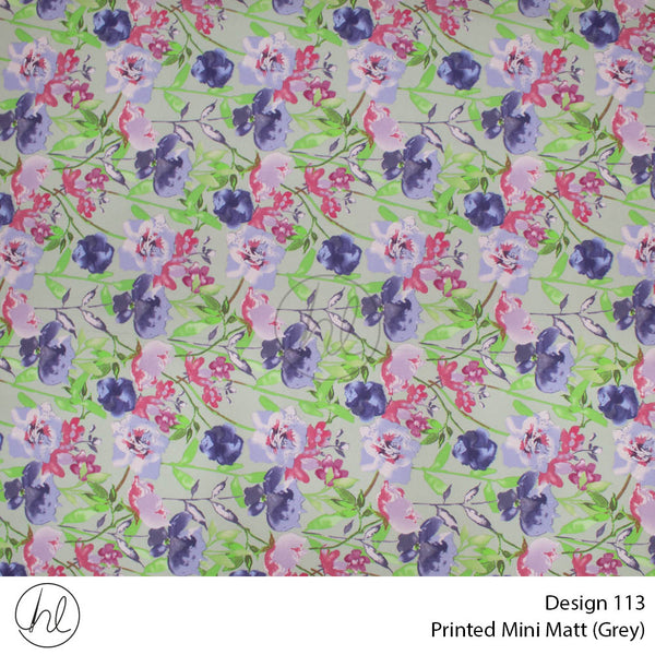 C/D Mini Mat Prt Periwinkle