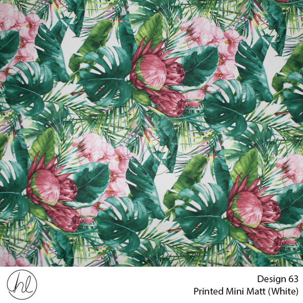 C/D Mini Mat Prt Protea & Leaf