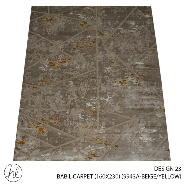 BABIL CARPET (160X230) (DESIGN 23) (BEIGE/YELLOW)