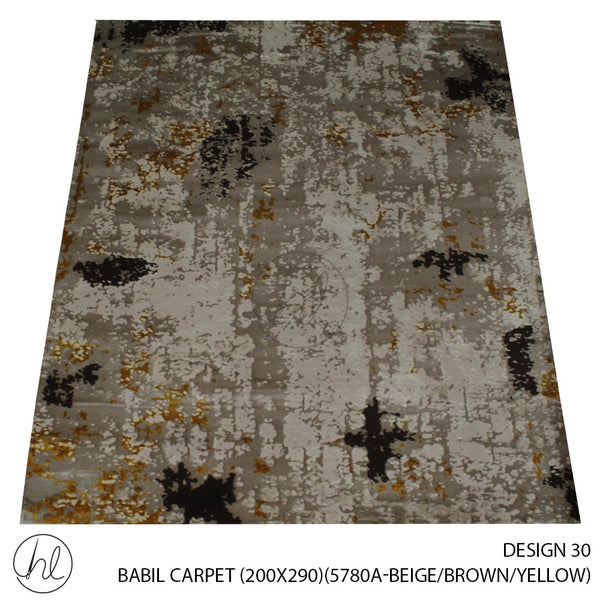 BABIL CARPET (200X290) (DESIGN 30) (BEIGE/BROWN/YELLOW)