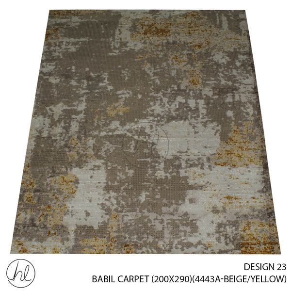 BABIL CARPET (200X290) (DESIGN 23) (BEIGE/YELLOW)