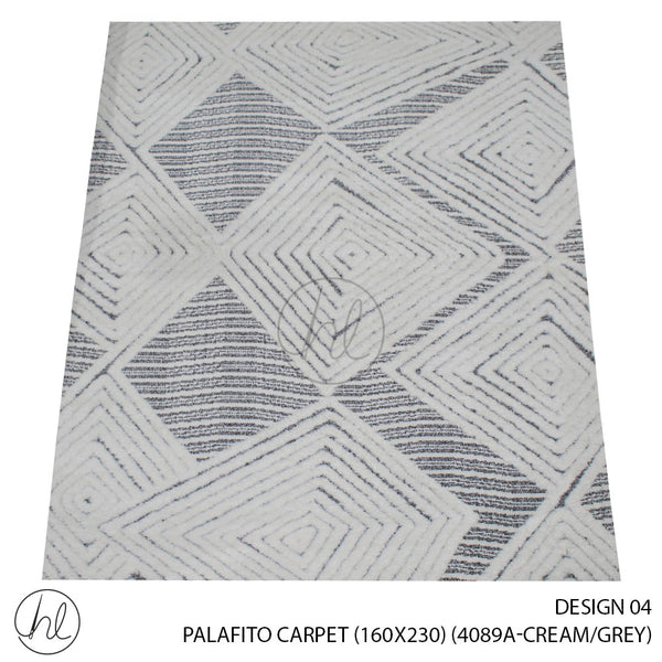 PALAFITO CARPET (160X230) (DESIGN 04) (CREAM/GREY)