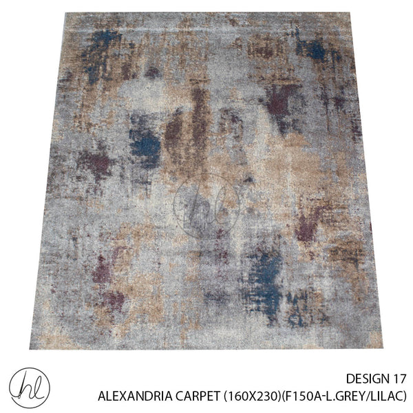 ALEXANDRIA CARPET (160X230) (DESIGN 17) (L.GREY/LILAC)