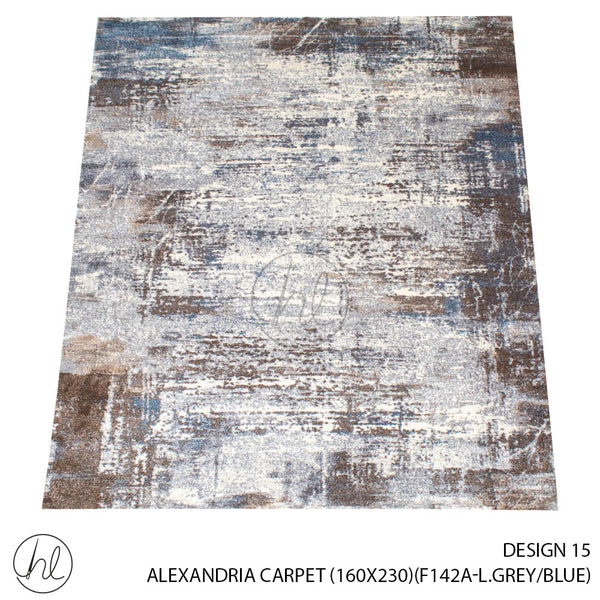 ALEXANDRIA CARPET (160X230) (DESIGN 15) (L.GREY/BLUE)