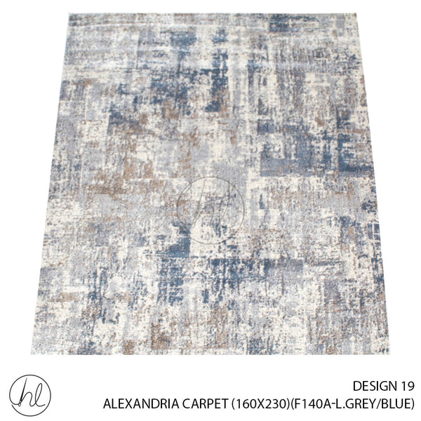 ALEXANDRIA CARPET (160X230) (DESIGN 19) (L.GREY/BLUE)