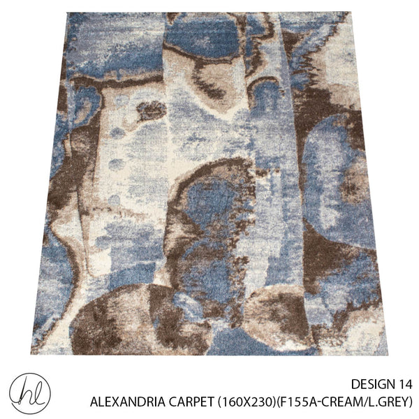 ALEXANDRIA CARPET (160X230) (DESIGN 14) (L.GREY/CREAM)